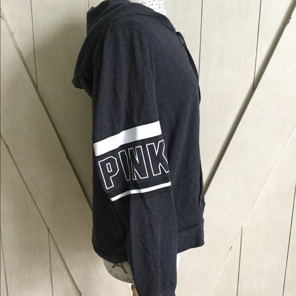 🖤PINK Collegiate Lace-Up Pullover🖤 - Picture 3 of 8